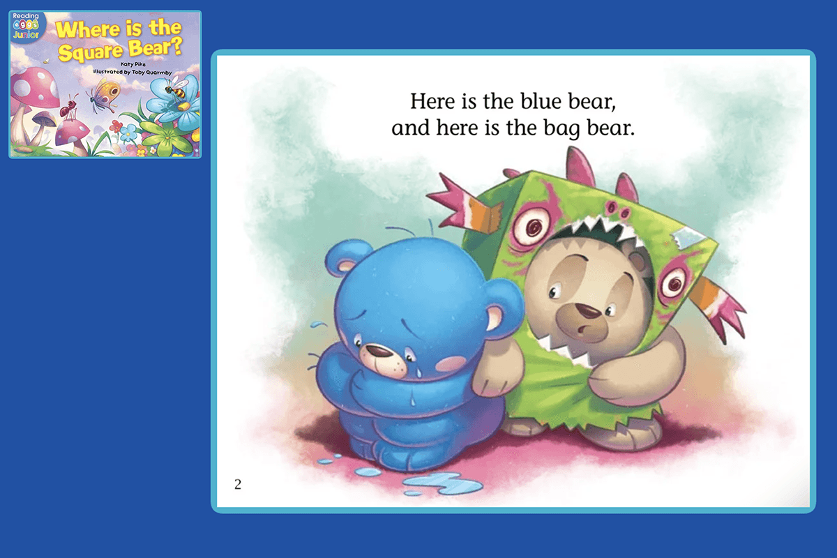 The rhyming and repetition in Where is the Square Bear? makes it a fun bedtime story