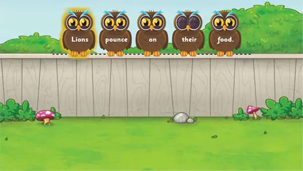 The reading games in ABC Reading Eggs cover the five essential components of reading