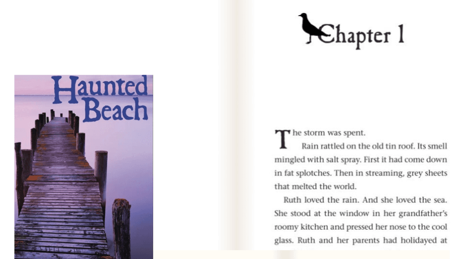 Haunted Beach scary story for kids